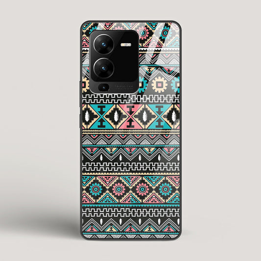 Triable pattern 03 - vivo V25 Pro Glass Case