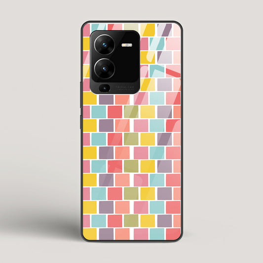 Bright Bricks - Vivo V25 Pro 5G Glass Gripper Case