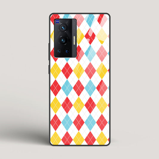 Argyle Checks - vivo X70 Pro Glass Case