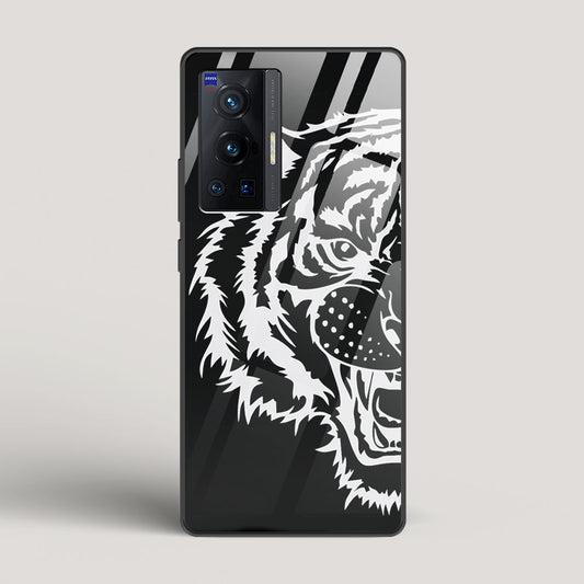 Tiger silhouette - vivo X70 Pro Glass Case