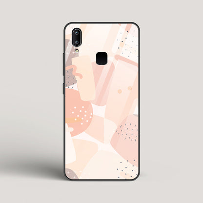 Abstract Shapes - vivo Y91 Glass Case