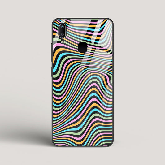 Color Lines - vivo Y91 Glass Case