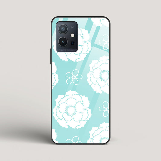 Peony Pattern - VIVO Y75 Glass Gripper Case