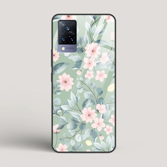 Botanical 2 - Vivo V21 Glass Gripper Case