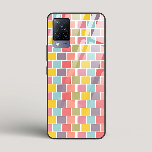 Bright Bricks - Vivo V21 Glass Gripper Case