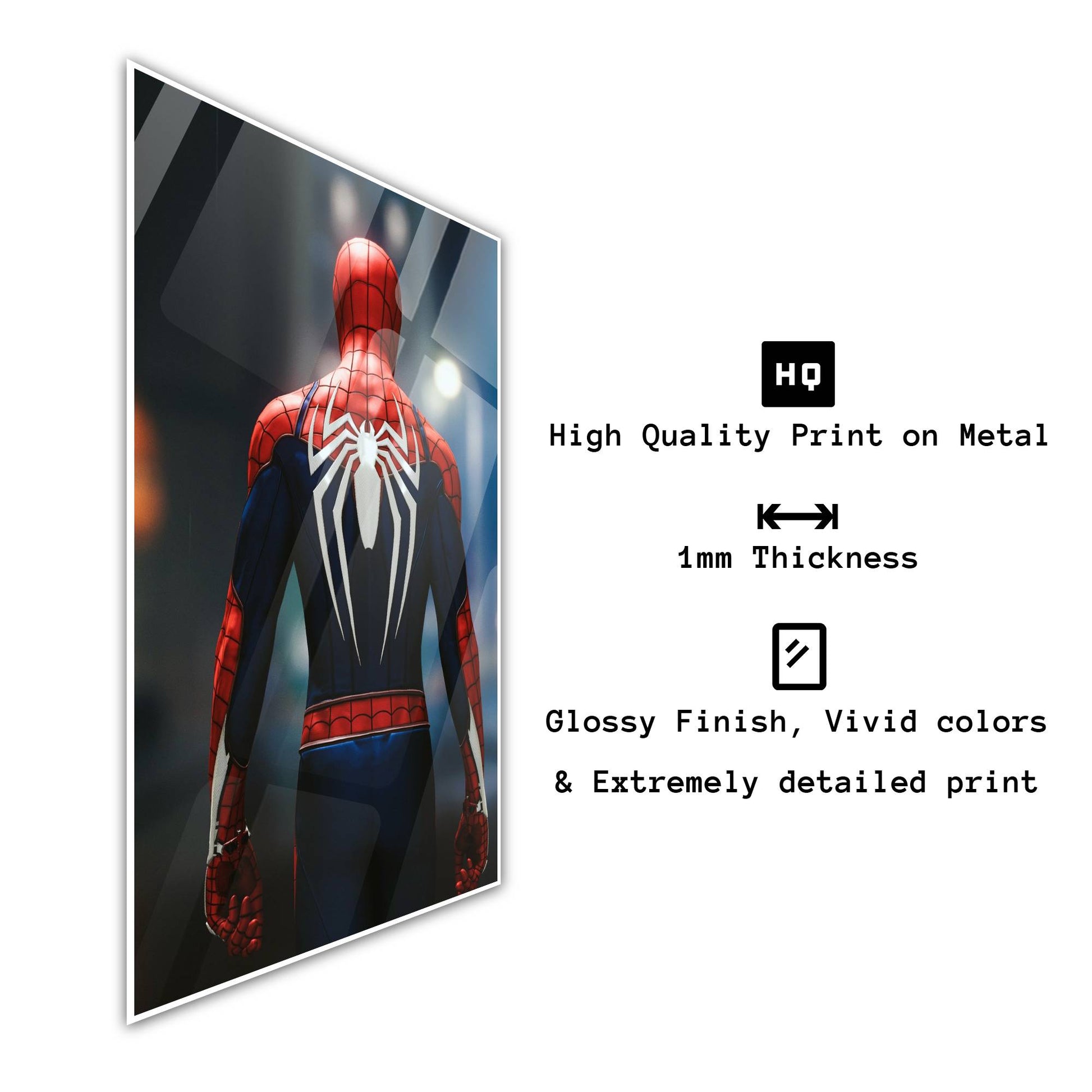 Web Warden Metal Poster   By Silly Vibe