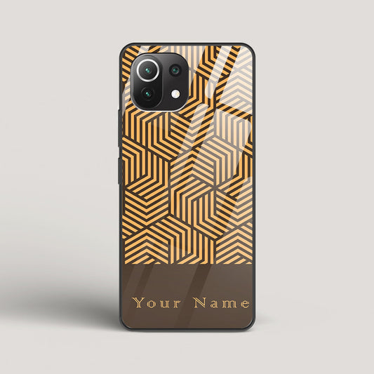 Geometric Name Edition - Xiaomi Mi 11 Glass Case