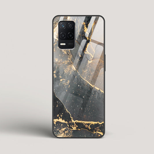 Black Gold Marble - Realme Narzo 30 5G Glass Case