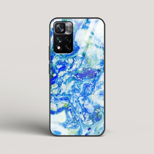 Blue Acid Marble - Xiaomi 11i HyperCharge 5G Glass Case