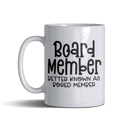 Board Member  - White Mug 