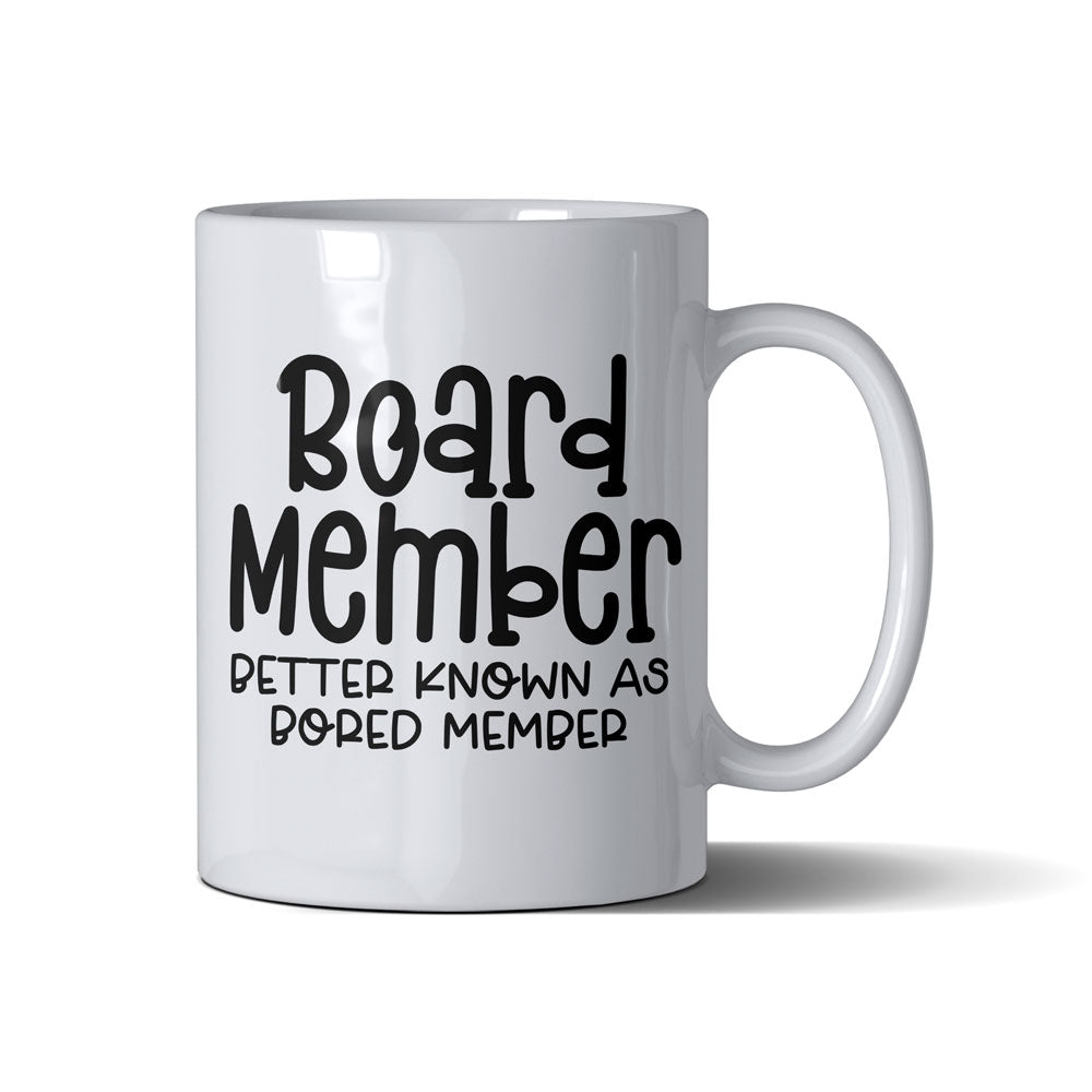 Board Member  - White Mug