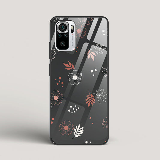 Boho Floral Midnight - Redmi Note 10S Glass Case