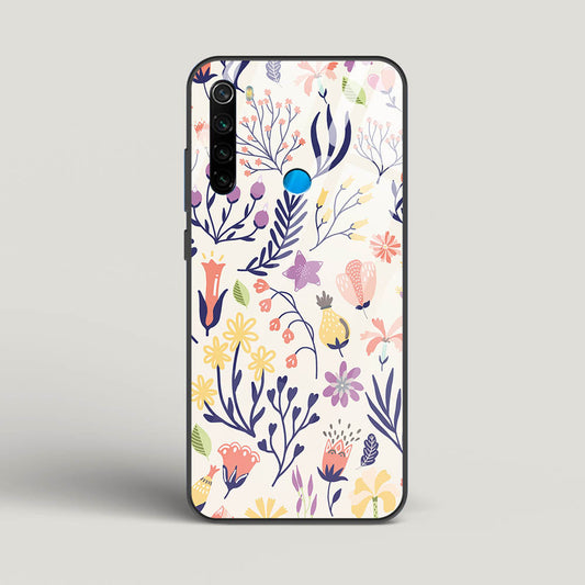 Botanical 01 - Redmi Note 8 Glass Gripper Case