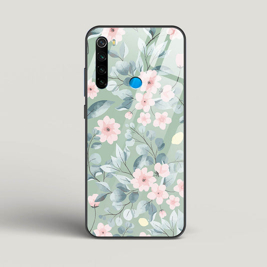 Botanical 02 - Redmi Note 8 Glass Gripper Case