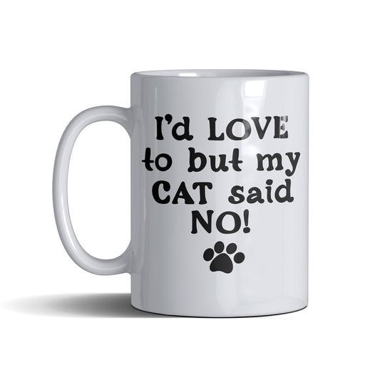 Cat Said No  - White Mug 