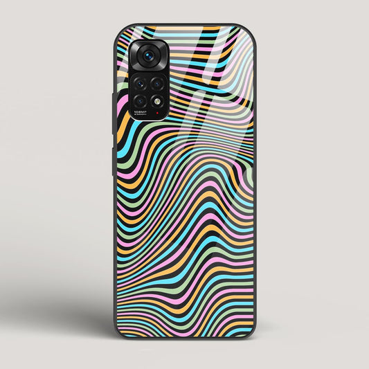 Color Lines - Redmi Note 11S Glass Case