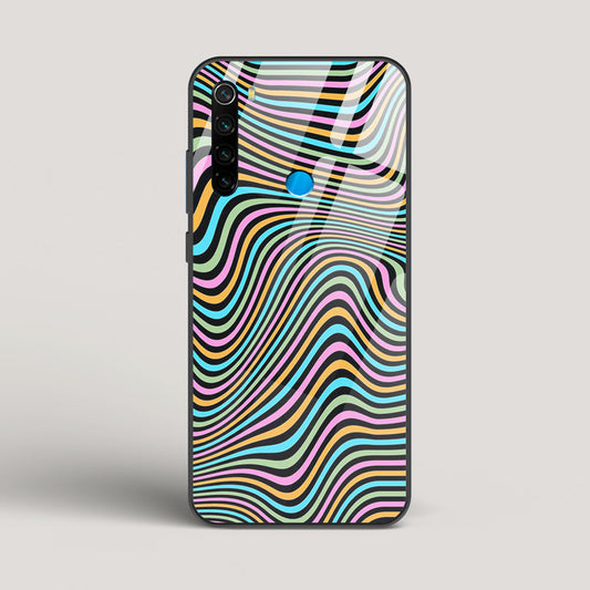 Color Lines - Redmi Note 8 Glass Case