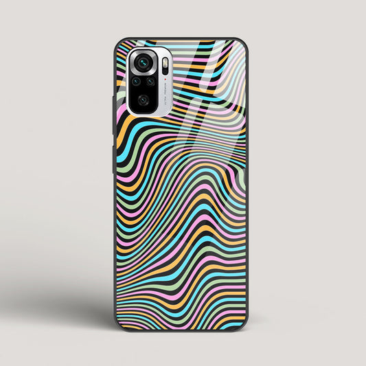 Color Lines - Redmi Note 10 Glass Case