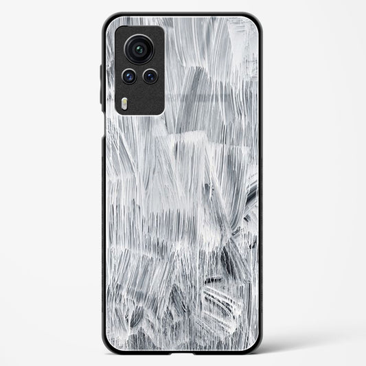 white paint - Vivo X60 Pro Glass Gripper Case