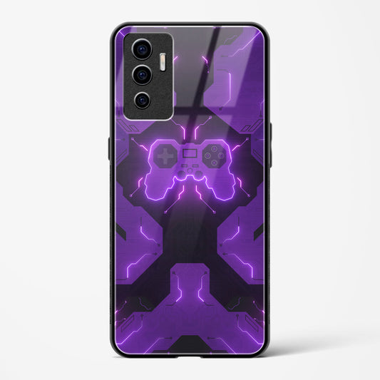 Violet Vortex - Vivo V23e 5G Glass Gripper Case