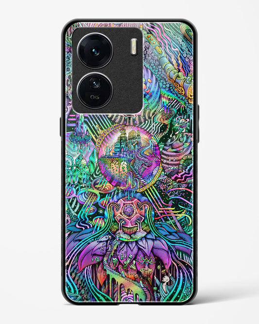 Trippy Galaxy - Vivo iQOO Z7 5G Glass Gripper Case