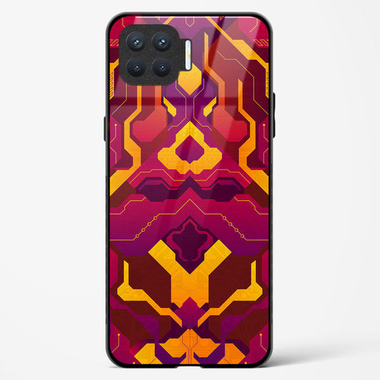 Pink Fusion - Oppo F17 Pro Glass Gripper Case