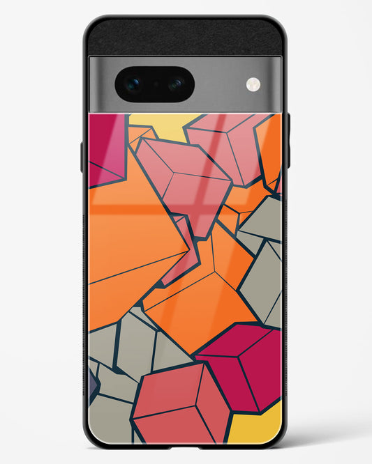 Crimson Gaze - Google Pixel 7A Glass Gripper Case