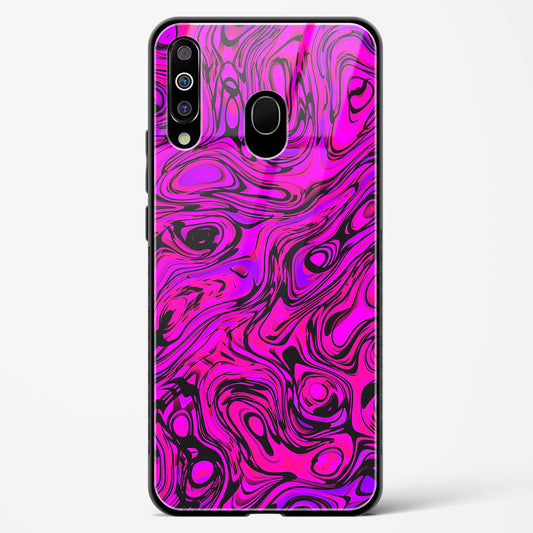 Colourful Liquid Vector - Samsung Galaxy M30 Glass Gripper Case