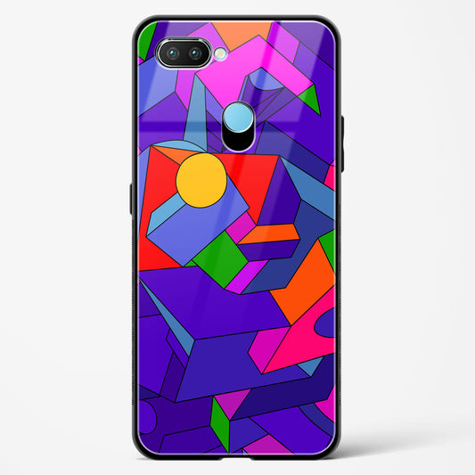 Geometric Chroma  - Realme 2 Glass Gripper Case