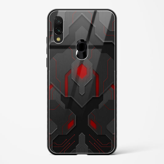 Obsidian Inferno - Redmi Note 7 Pro Glass Gripper Case