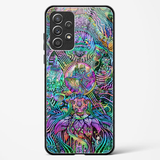 Trippy Galaxy  - Samsung Galaxy A32 Glass Gripper Case