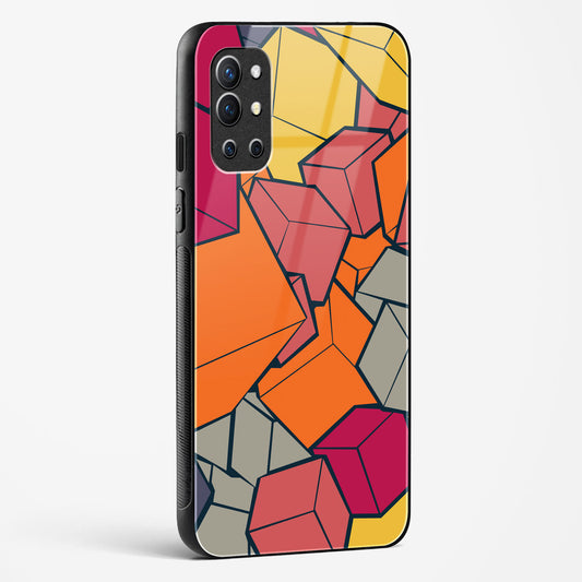 Cubic Blast OnePlus OnePlus 9R Glass Gripper Case