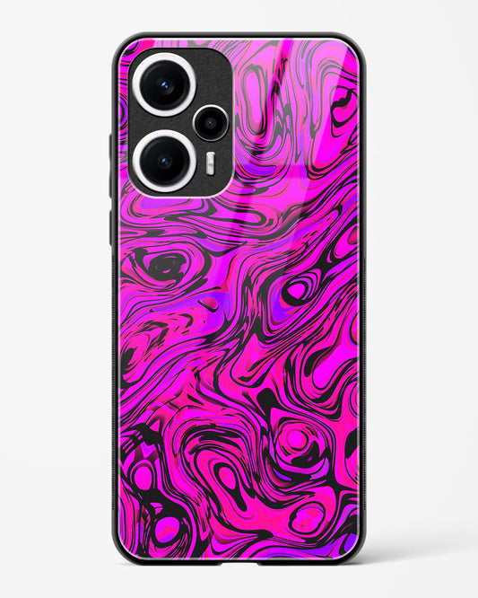 Colourful Liquid Vector - POCO F5 5G Glass Gripper Case