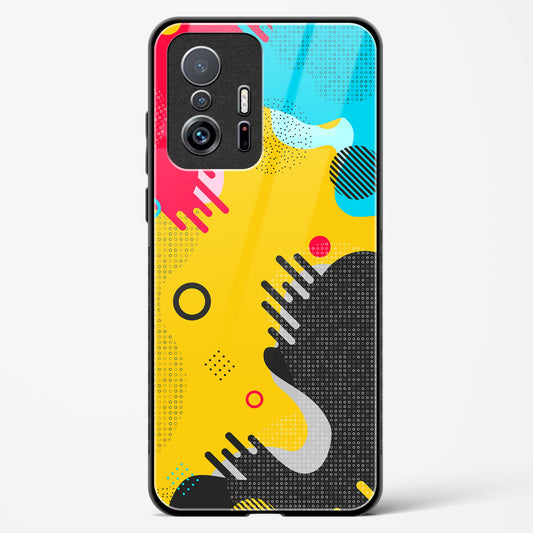 boho abstract - Xiaomi 11T Pro 5G Glass Gripper Case