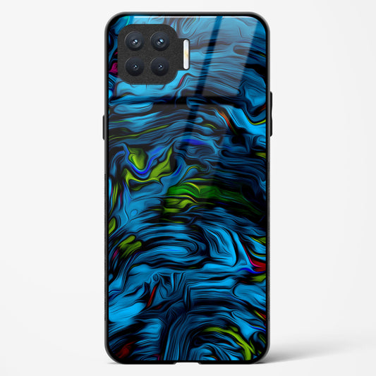 Aquatic Blue - Oppo A73 Glass Gripper Case