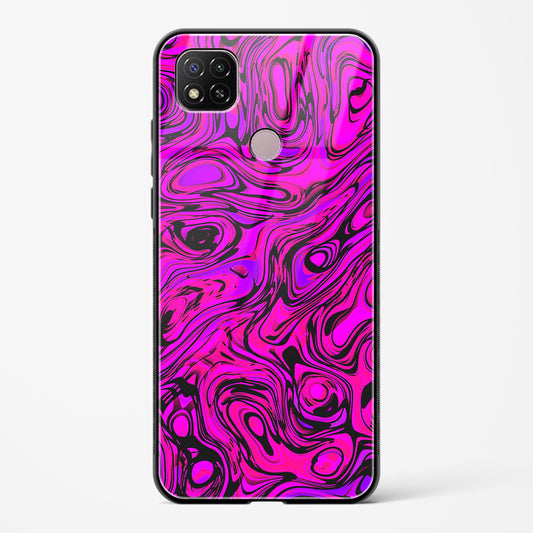 Colourful Liquid Vector - Redmi 9 Activ Glass Gripper Case