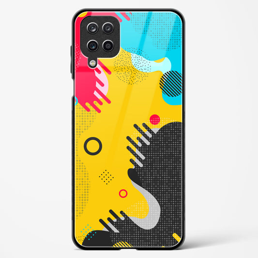 Boho Abstract - Samsung Galaxy M12 Glass Gripper Case