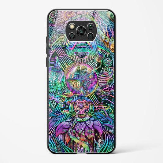 Trippy Galaxy  - POCO X3 Pro Glass Gripper Case