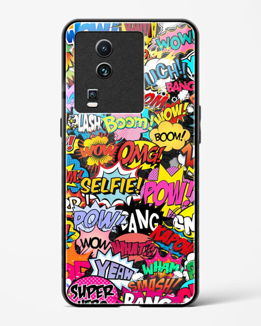 Comic Madness - Vivo iQOO Neo 7 5G Glass Gripper Case