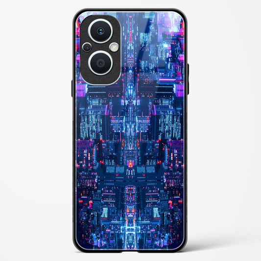 City Glitch - Oppo F21 Pro 5G Glass Gripper Case