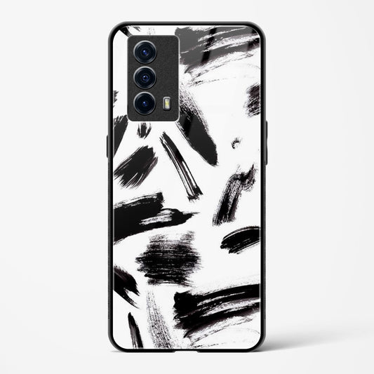 Ink Marks - Vivo iQOO Z5 Glass Gripper Case