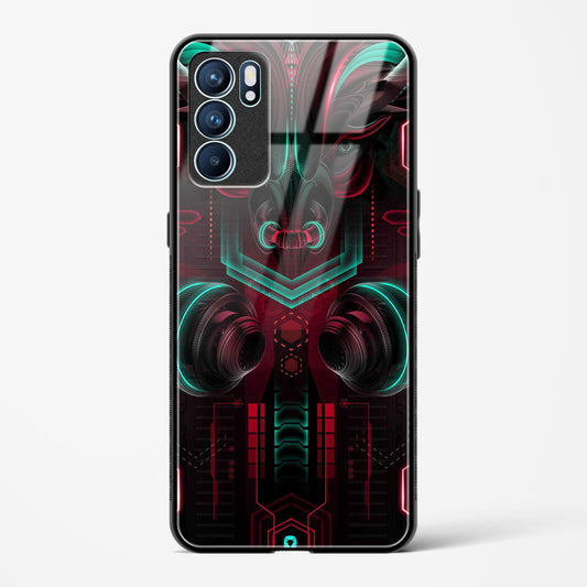 cyber bull - Oppo Reno 6 Glass Gripper Case