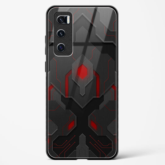 Obsidian Inferno - Vivo V20 SE Glass Gripper Case