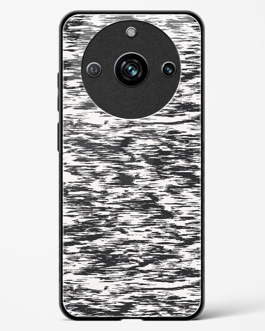 Black and White Glitch - Realme 11 Pro 5G Glass Gripper Case