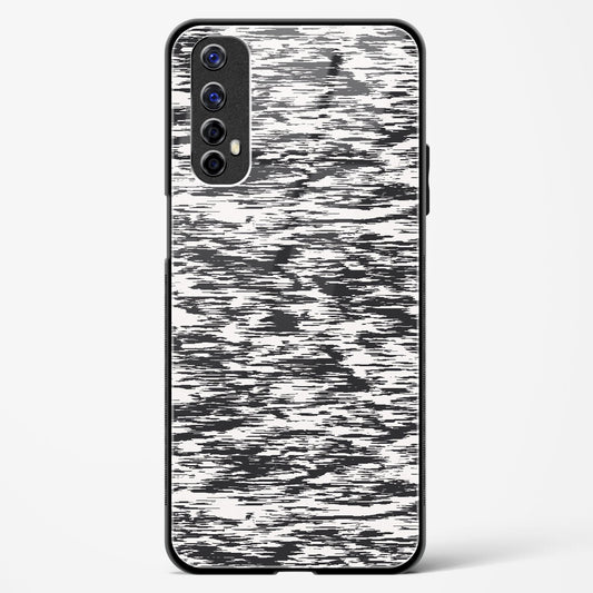 Black and White Glitch - Realme Narzo 20 Pro Glass Gripper Case