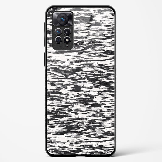 Black and White Glitch - Redmi Note 11 Pro Plus 5G Glass Gripper Case