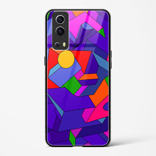 Geometric Chroma  - Vivo iQOO Z3 Glass Gripper Case