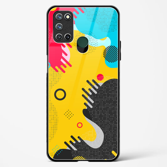 boho abstract - Realme 7i Glass Gripper Case