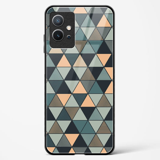 Triangle Mosaic - Vivo Y75 5G Glass Gripper Case