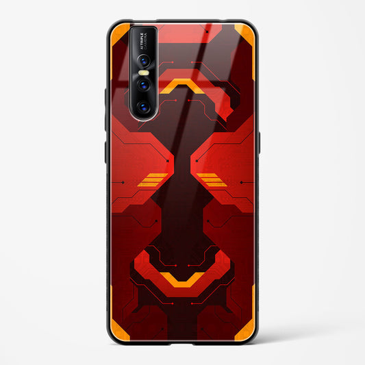 Flame Fusion - Vivo V15 Pro Glass Gripper Case